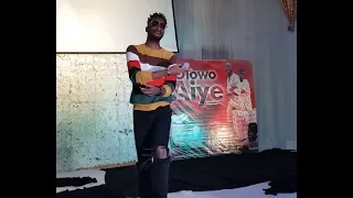 9ice got yoruba actor go crazy with his music and shaku shaku dance move