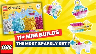 The Most Sparkly LEGO Set? | Magical Transparent Box 11040 Unboxing &amp; Review