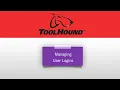 Managing User Logins in ToolHound 6