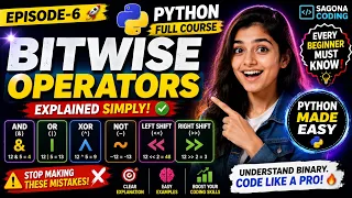 Most Python Beginners Skip This Topic Bitwise Operators Explained Episode 6