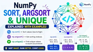 NumPy sort argsort unique Explained - Python for Beginners