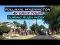 Pullman Washington 4k Driving Tour During Rush Week Dashcam Fraternity Sorority WSU