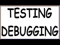 TESTING AND DEBUGGING HINDI DEBUGGING HINDI