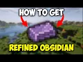 How to get REFINED OBSIDIAN in Mekanism Mod for minecraft 1 21 1