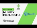 Intermediate Project - 2 Matrix Calculator Using NumPy
