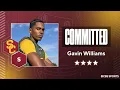 WATCH 4-star S Gavin Williams Commits to USC No 1 Safety in California