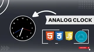 Analog Clock Real Time Clock Using HTML CSS JS Create a Responsive Analog Clock in real Time