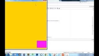 Java Tutorial - Move shapes in java using ActionListner and Timer INTRUDER SHANKY