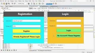 Java Project - Registration and Login Form Using Netbeans and MYSQL Database