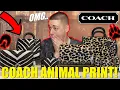 COACH GONE WILD NEW Coach Animal Print Collection Shop With Me