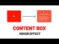 Content box with Hover effect using html5 and css3