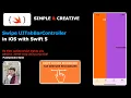 Swipe UITabBarController in iOS with swift 5