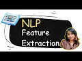 NLP Feature Extraction Explained One-Hot BoW TF-IDF Word Embeddings Transformers