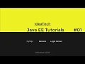 How to create Servlets for Login form and user authentication JSP page MySQL database JavaEE 01
