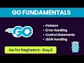 Go Programming Fundamentals - Pointers JSON Handling Marshal UnMarshal Control statements