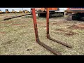4 Backhoe Or Tractor Loader Bucket Forks For Sale