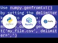 How do I read CSV data into a record array in NumPy