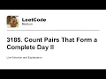 3185 Count Pairs That Form a Complete Day II Leetcode Medium