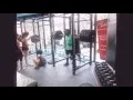 Heavy Back Squat 435 lbs 197 kg Body weight of 162 lbs 74 kg
