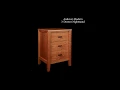 Andover Modern 3-Drawer Nightstand Vermont Woods Studios