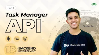 Task Manager API With Node JS Express and MongoDB Part 1 15 DAYS of BACKEND DEVELOPMENT