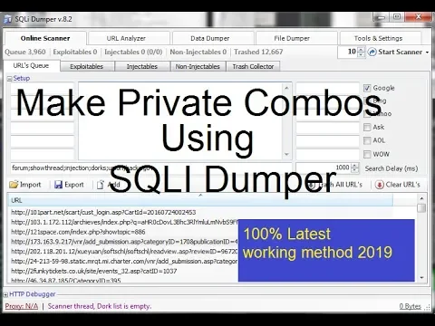 Download MP3 How to create HQ Fresh private combos with SQLI Dumper 2019 turorial