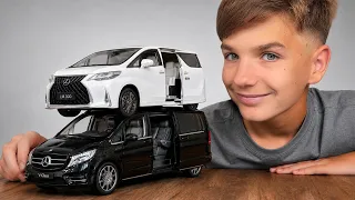 Lexus LM300 vs Mercedes V-Class 1:18 Scale ASMR