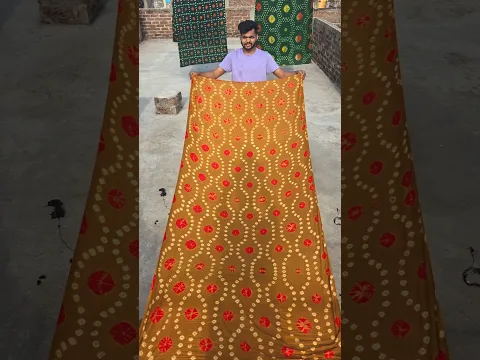 Bandhej Bandhani Making 🥰 #satisfyingvideo