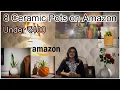 8 Beautiful Ceramic Pots That You Can Buy On Amazon Under 400 Ceramic Planters From Amazon