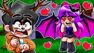 LA CHICA MURCIÉLAGO de 99 NOCHES EN EL BOSQUE se ENAMORA DE MI en ROBLOX!