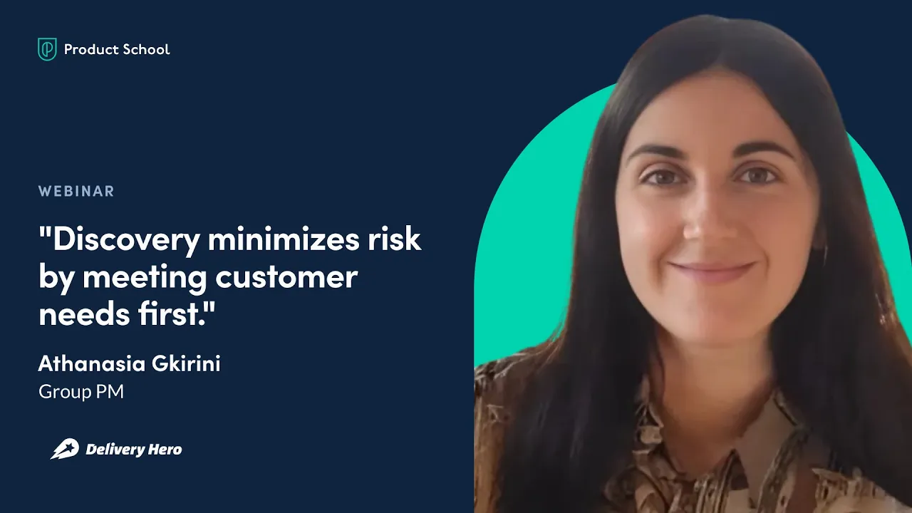  Stop guessing: Getting Product Discovery Right | Fmr Delivery Hero Group PM - YouTube thumbnail