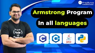 Armstrong Program in C C Java Python Important Interview Question