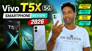 Vivo T5X 5G Smartphone for Video Creators ! Review 2026 - Best Budget Phone to Shoot Videos & Reels