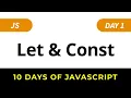 HackerRank 10 Days of JavaScript Solutions Let and Const Day 1