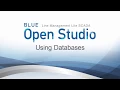 BLUE Open Studio Using Databases