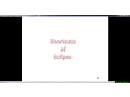Useful Keyboard Shortcuts for Eclipse