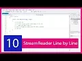 C IO Tutorial - StreamReader Line by Line