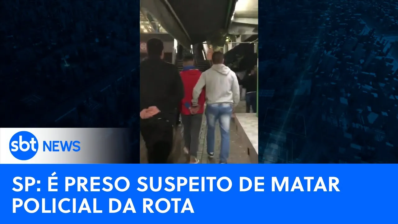 Suspeito de matar policial da Rota é preso em São Paulo | #SBTNewsnaTV (31/07/23)