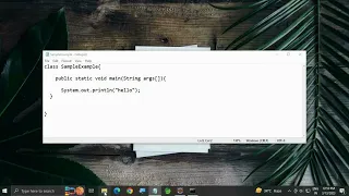 How to compile and run a Java program in Command Prompt
