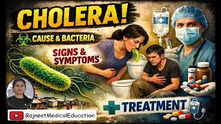 Cholera | Causative Agent | Pathophysiology | Sign & Symptoms | Diagnosis | Treatment