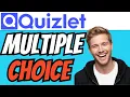 How To MAKE A Quizlet With MULTIPLE CHOICE QUICK EASY 2026