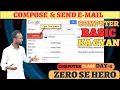 Computer Class Day-4 How To Send E-Mail E-Mail Kaise Bhejte Hai Computer Basic Course