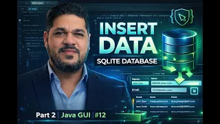 Java Eclipse GUI Tutorial Insert Data into SQLite Database Part 2