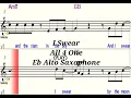 Download Lagu I Swear - Eb Alto Saxophone - Play Along - Sheet Music - Backing Track