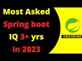 Spring boot Interview Questions and Answers for 3 years of Experience in 2023 Code Decode