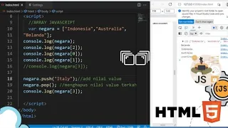 ARRAY PADA JAVASCRIPT ARRAY - JAVASCRIPT