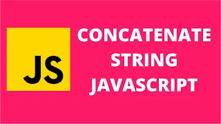 Concatenate String Variables JavaScript