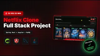 Netflix Clone Full Stack Project Spring Boot Java Angular MySQL Step-by-Step Tutorial