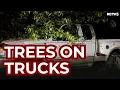 Severe storms bring debris downed lines and damage to Kansas City