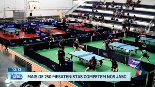 Tênis de mesa nos Jasc atrai competidores de alto nível e grandes duelos